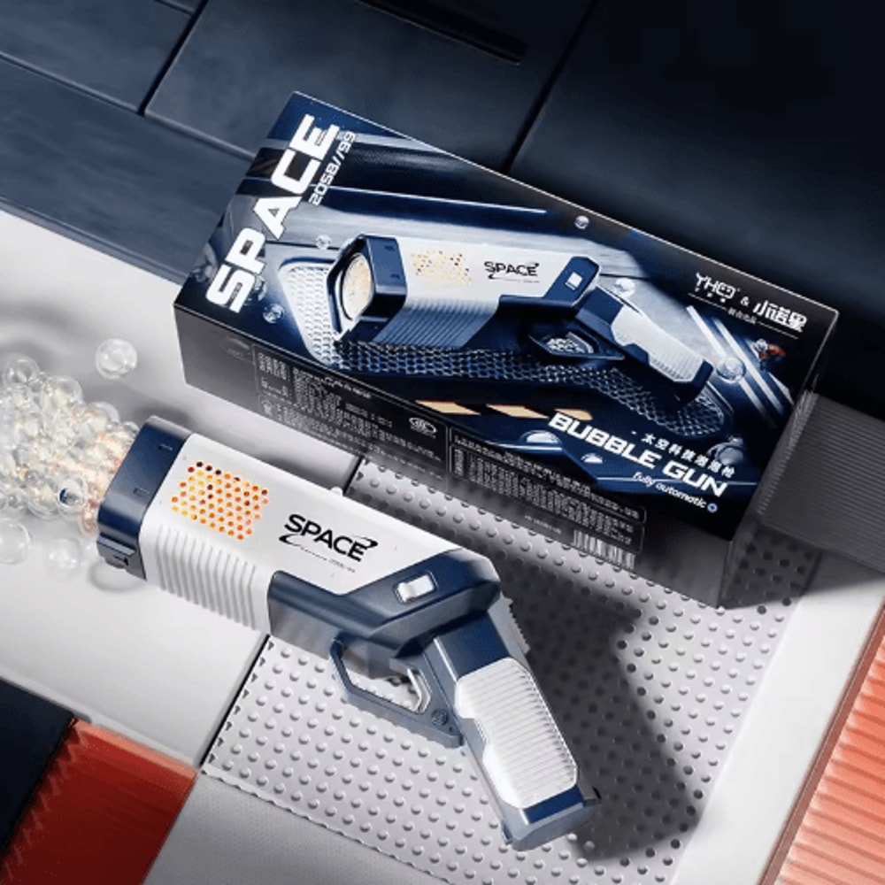 2025 Electric Bubble Gun With LED Lights Automatic Bubble Machine For Kids Outdoor Fun 1