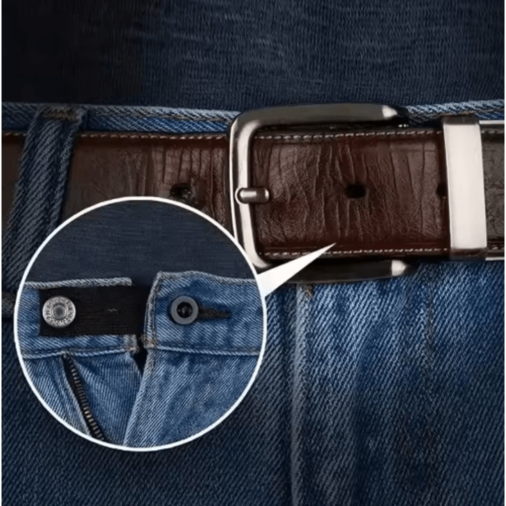 5PCS Adjustable Pants Waist Extender Set Unisex Jeans Maternity Button Hooks 3