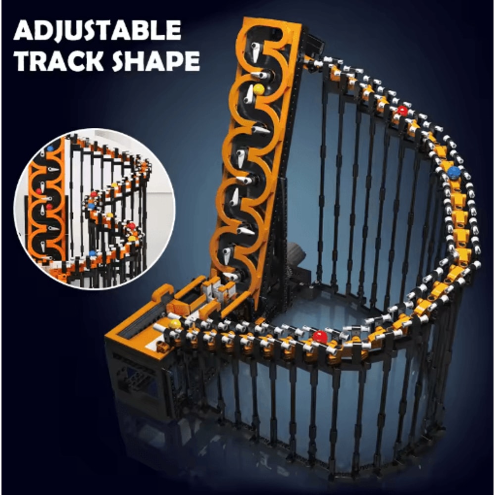 MOC Technical Building Blocks GBC Harp Track Mechanical Transmission Ball Lift Brick Set 5