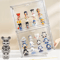 Stackable Clear Display Box For Collectibles Dustproof Plastic Storage Case With Interlayers 5