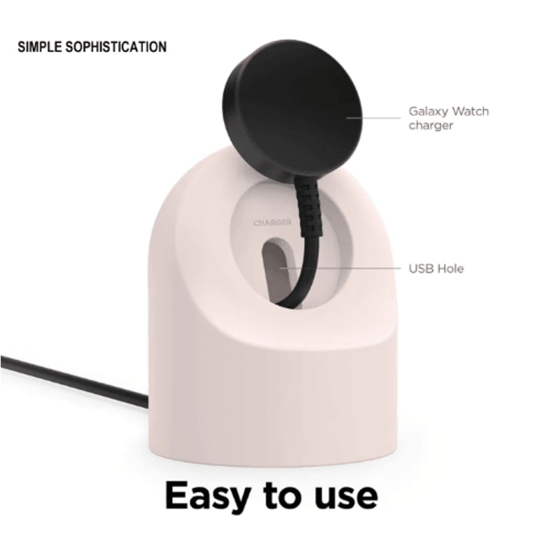 Universal Samsung Galaxy Watch Charger Stand Silicone Charging Dock For Galaxy Watch 3 4 5 Pro 6 4