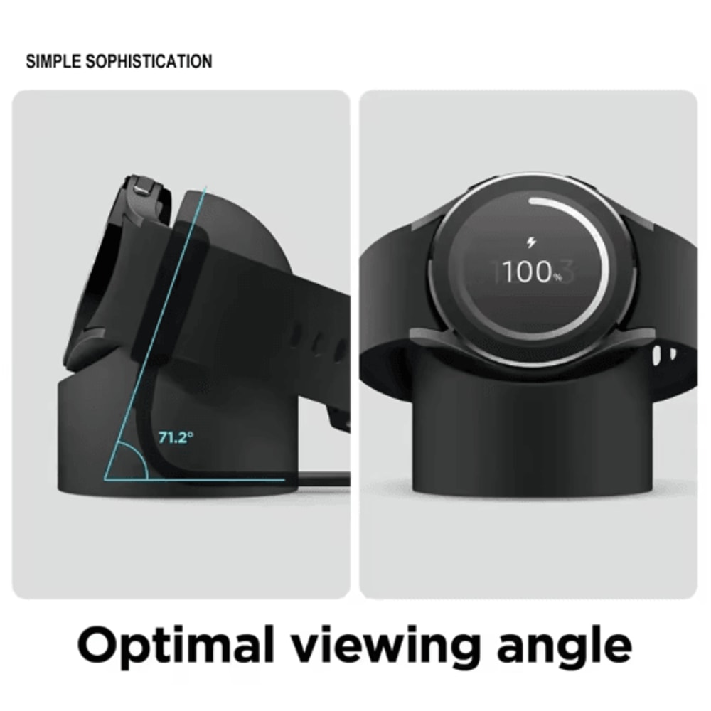 Universal Samsung Galaxy Watch Charger Stand Silicone Charging Dock For Galaxy Watch 3 4 5 Pro 6 5