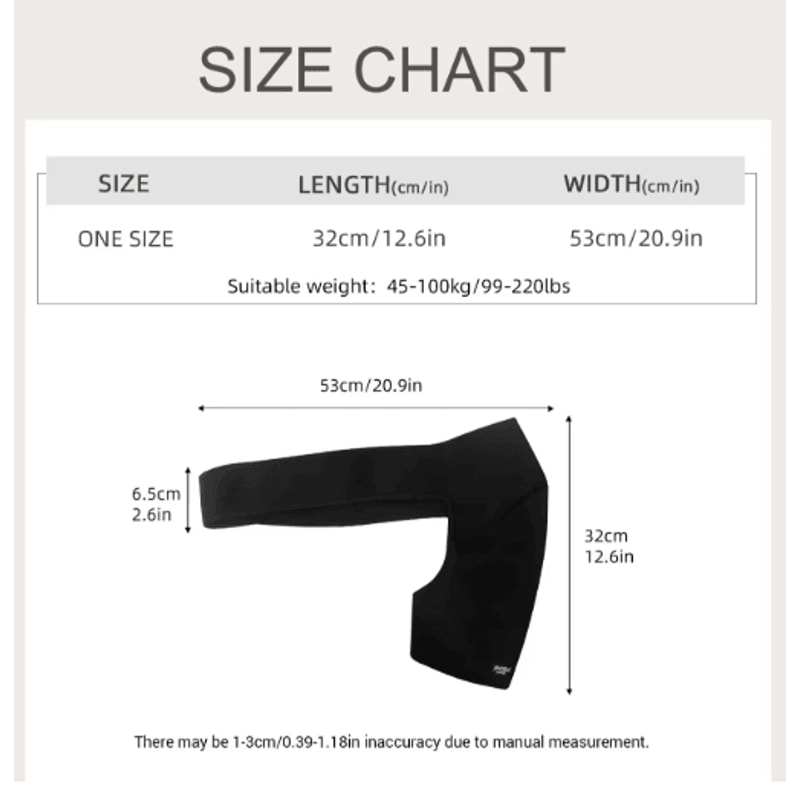 VBOSI Adjustable Rotator Cuff Shoulder Brace Breathable Elastic Support For Men Women 2