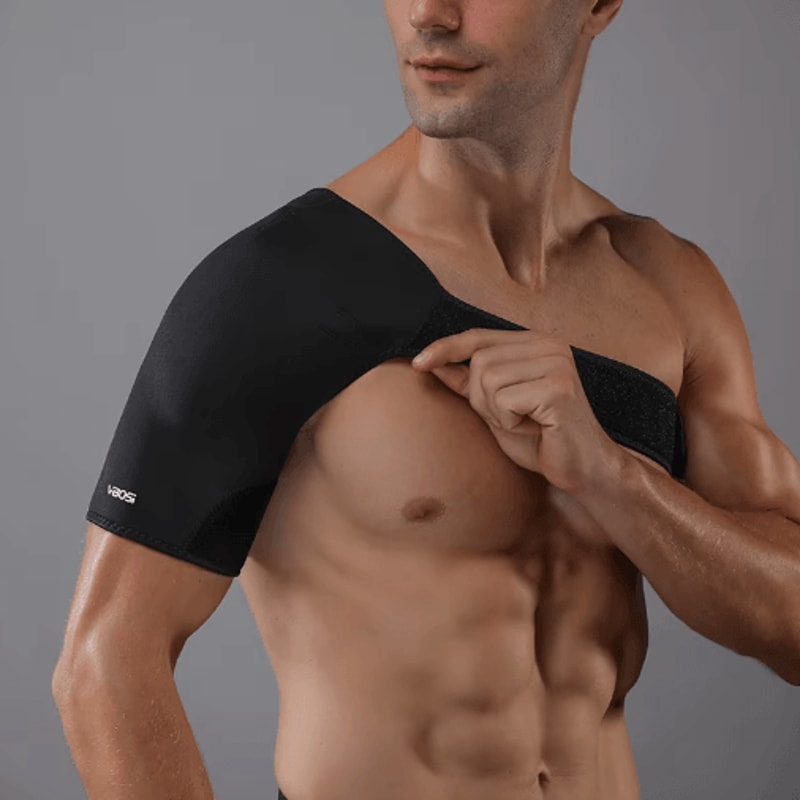 VBOSI Adjustable Rotator Cuff Shoulder Brace Breathable Elastic Support For Men Women 4