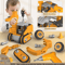 Kids Engineering Tool Set With Electric Drill Educational Build Your Own Vehicle Kit 0