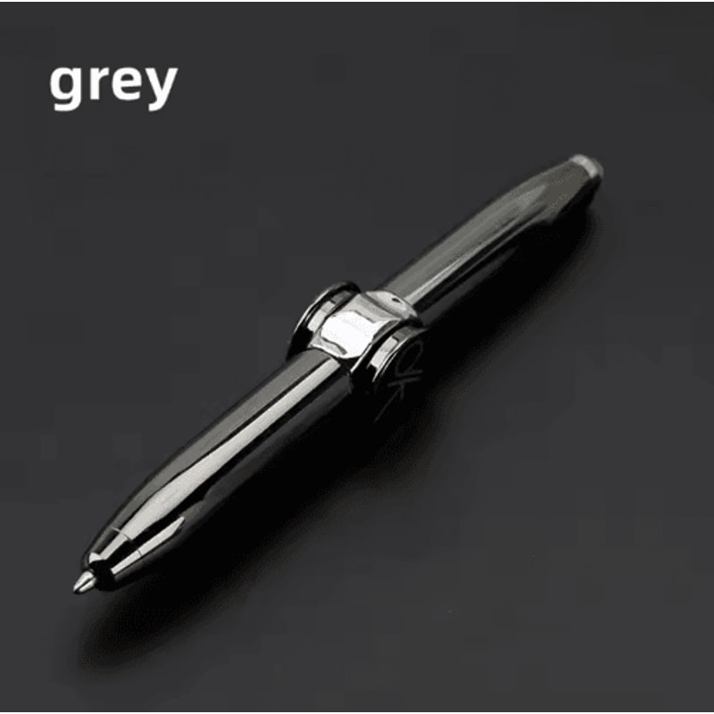Multifunctional Gyro Fidget Pen Metal LED Spinner Ballpoint With Luminous Rotating Top 5