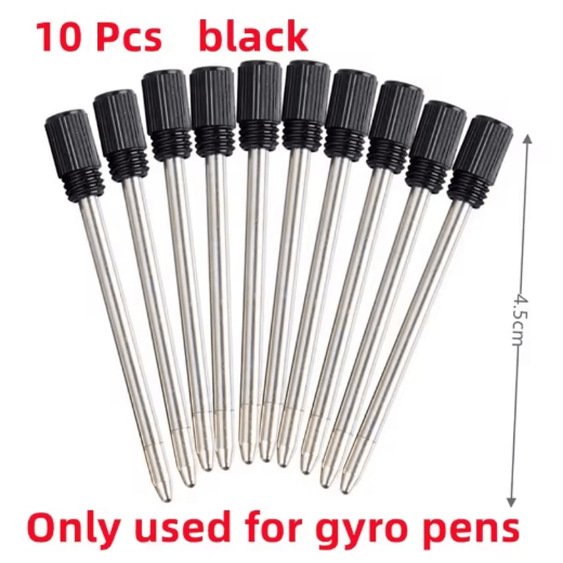 Multifunctional Gyro Fidget Pen Metal LED Spinner Ballpoint With Luminous Rotating Top 7