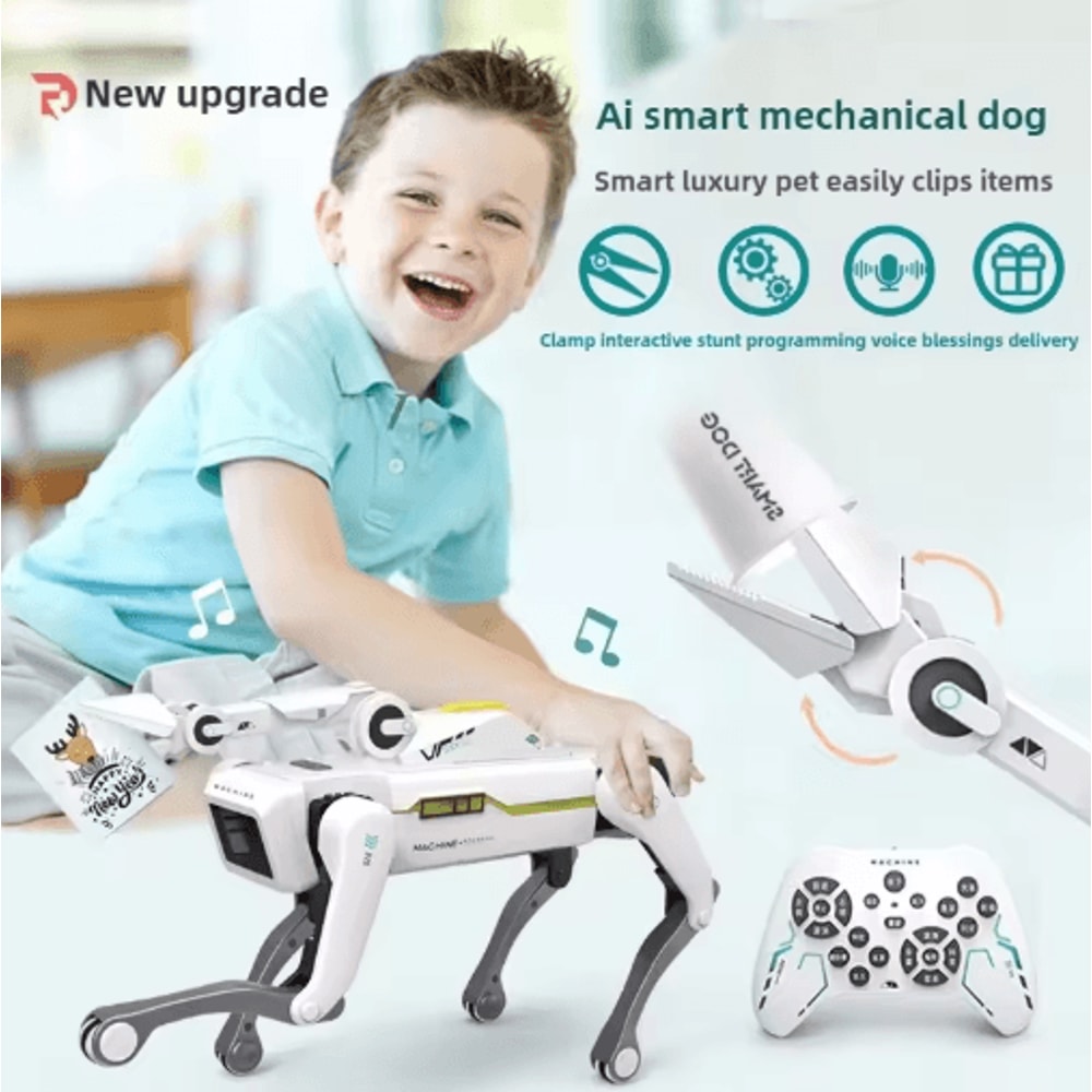 Teeggi Intelligent RC Robot Dog Toy Multifunction Smart Bionic Mechanical Pet With Remote Control 6