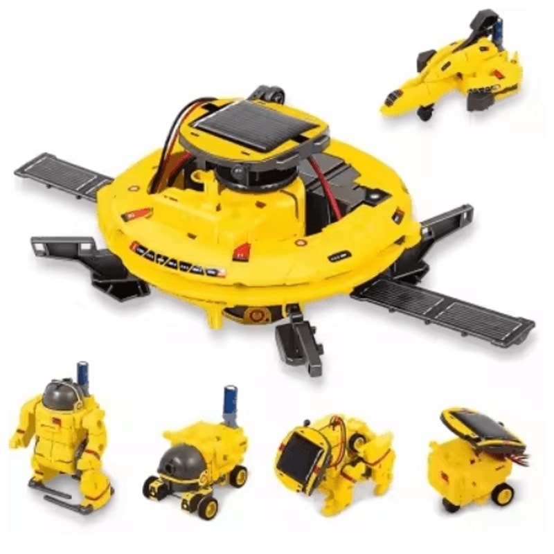 6in1 Solar Robot Kit For Kids STEM Building Science Experiment Set 1