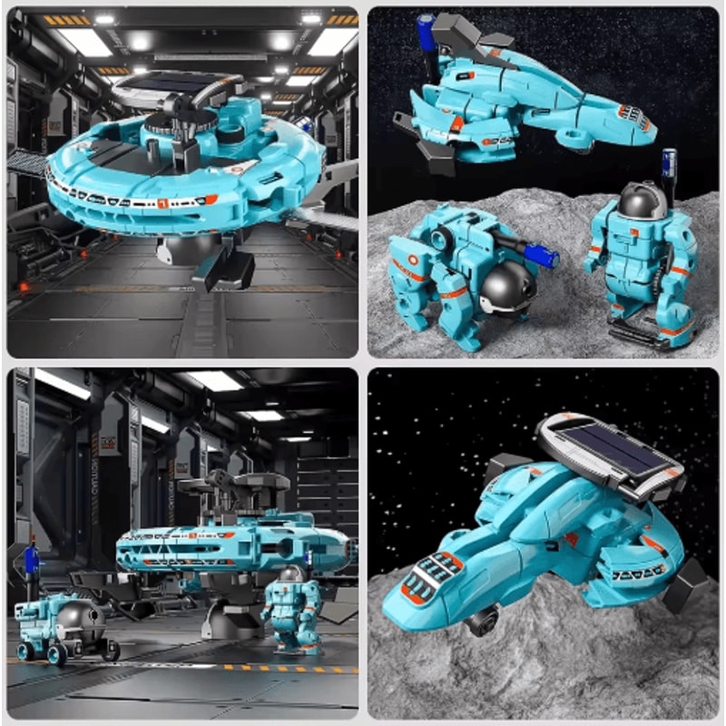 6in1 Solar Robot Kit For Kids STEM Building Science Experiment Set 4