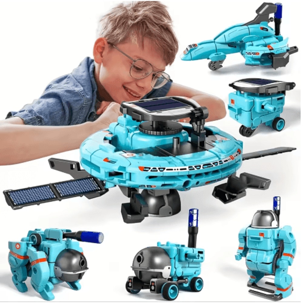 6in1 Solar Robot Kit For Kids STEM Building Science Experiment Set 0