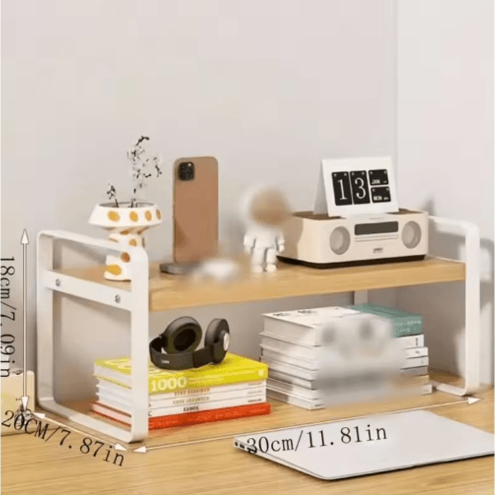 Modern Desktop Bookshelf Organizer Student Document Office Desk Storage Rack 3