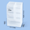 Transparent Large Capacity Multi Functional Desk Pen Holder Organizer 2