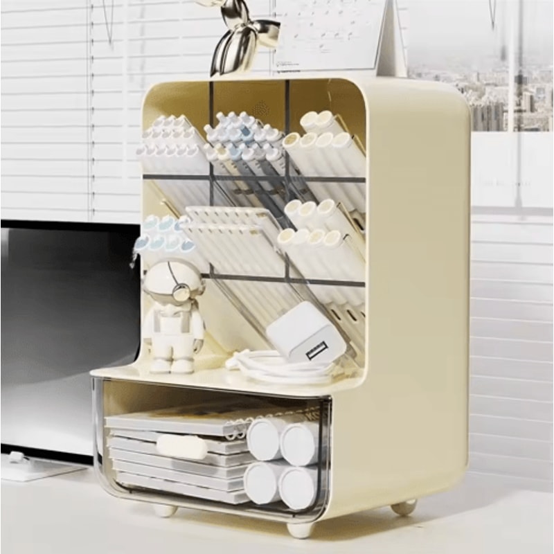 Large Capacity Slanted Pen Holder Desk Organizer 1