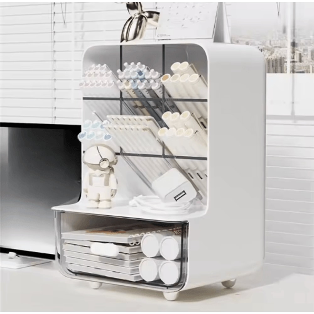 Large Capacity Slanted Pen Holder Desk Organizer 2