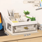Transparent Drawer Storage Desk Stationery Organizer Box 6