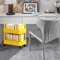 2 Tier Durable Rolling Trolley Multi Purpose Storage Cart 5