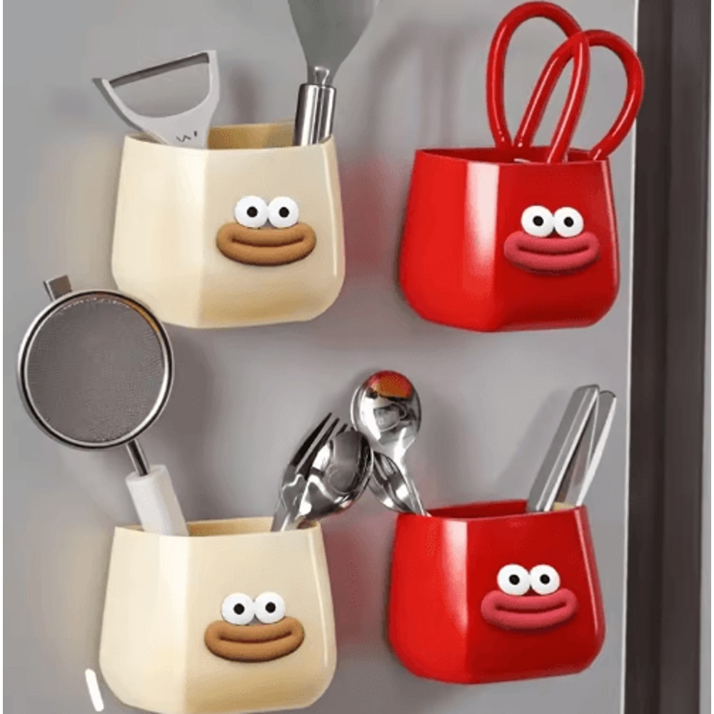 Magnetic Multi Functional Storage Box Desktop Pen Holder Organizer 0