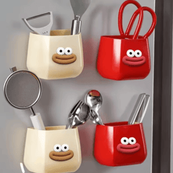 magnetic multi functional storage box desktop pen holder organizer