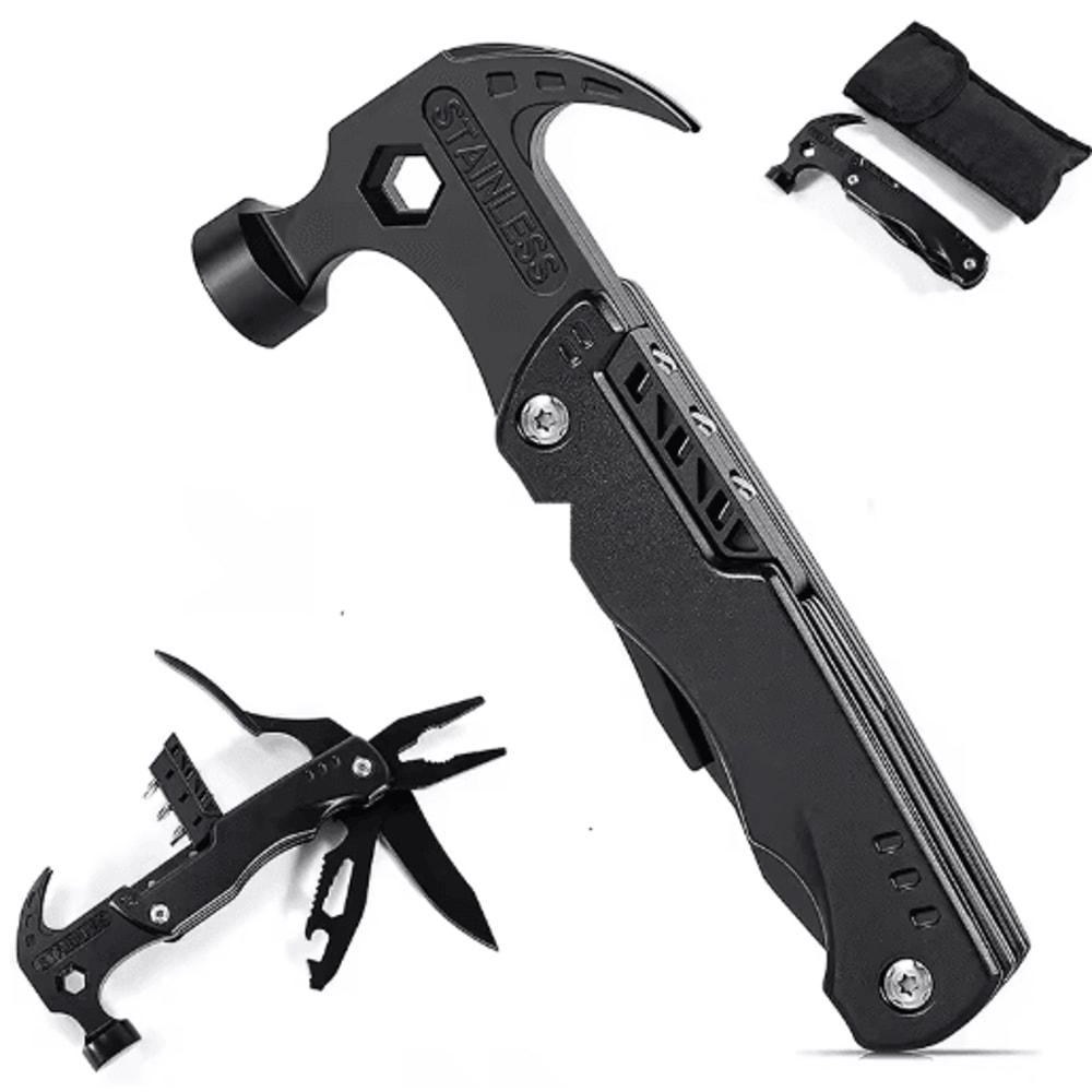 Stainless Steel Multifunctional Pliers Multitool With Claw Hammer 0
