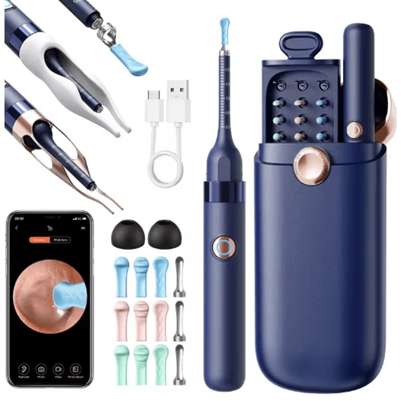 Upgraded Smart Visual Ear Wax Cleaner With 800W HD Camera And Storage Case 2