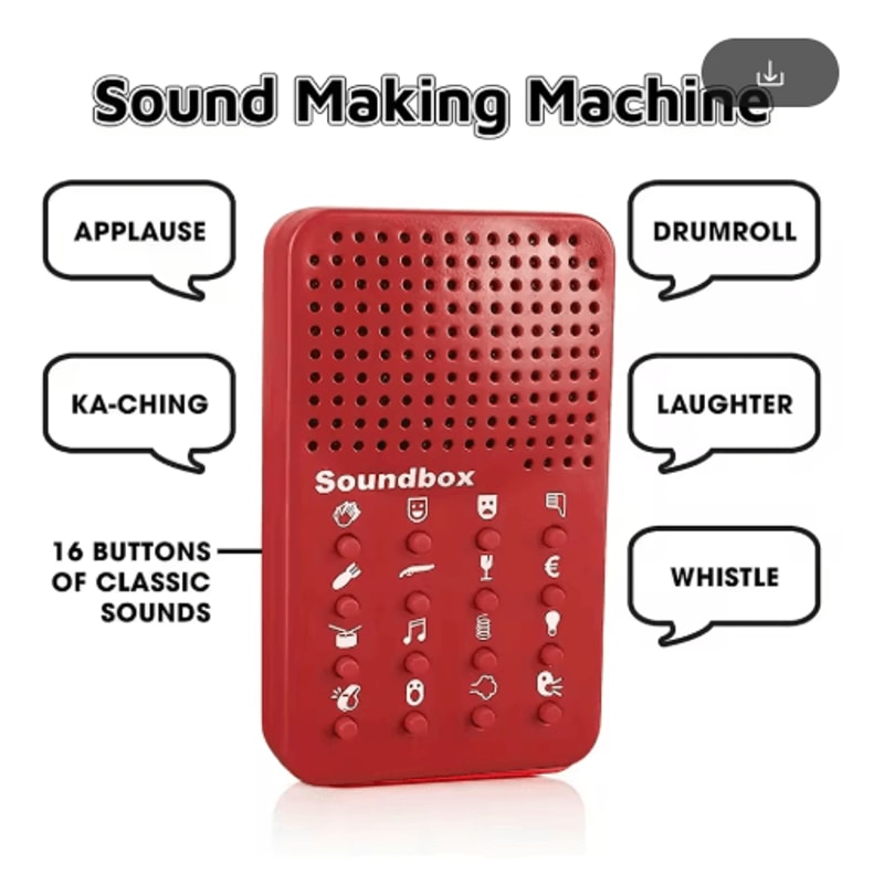 Portable Electronic Party Sound Effects Machine With 16 Funny Sounds 2