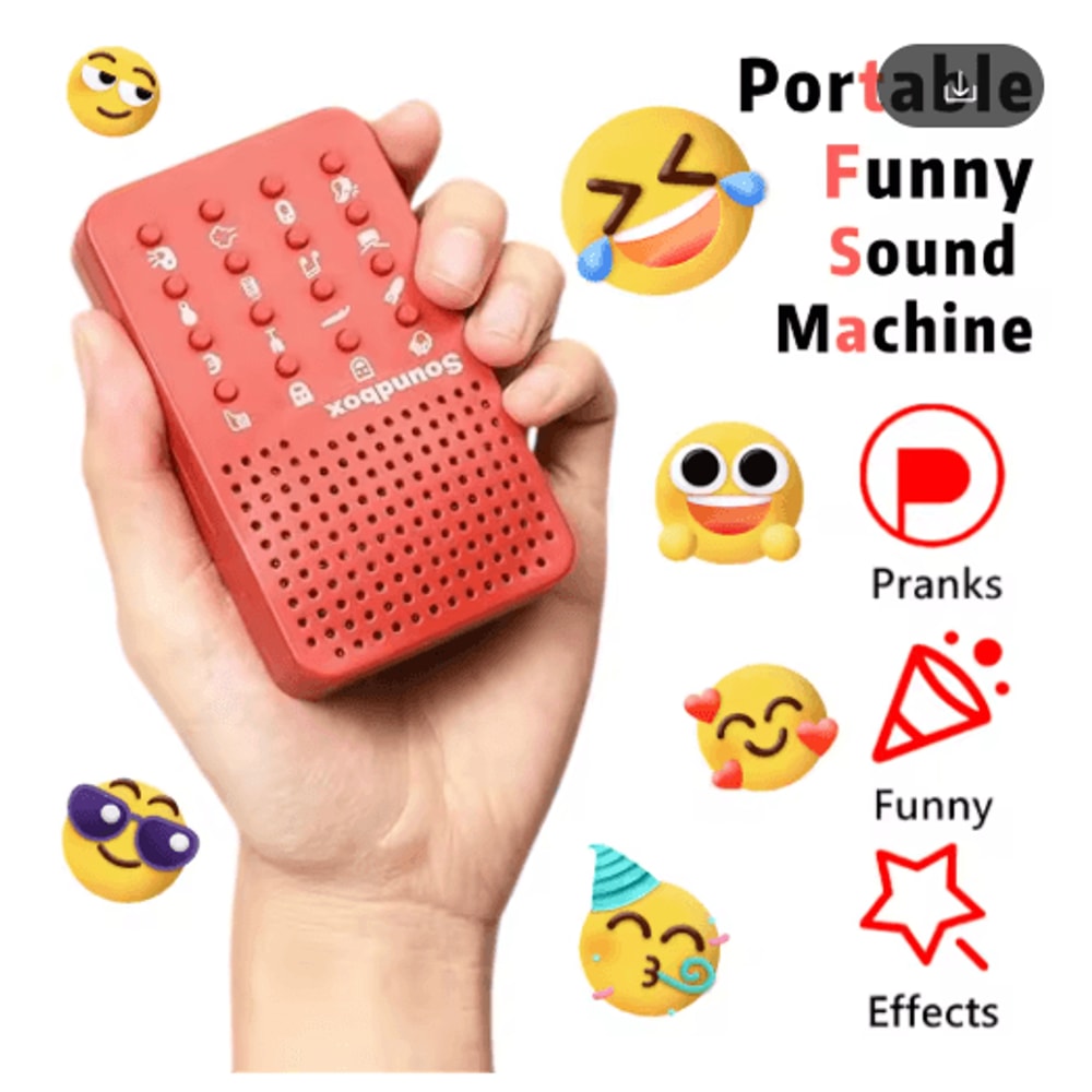 Portable Electronic Party Sound Effects Machine With 16 Funny Sounds 0