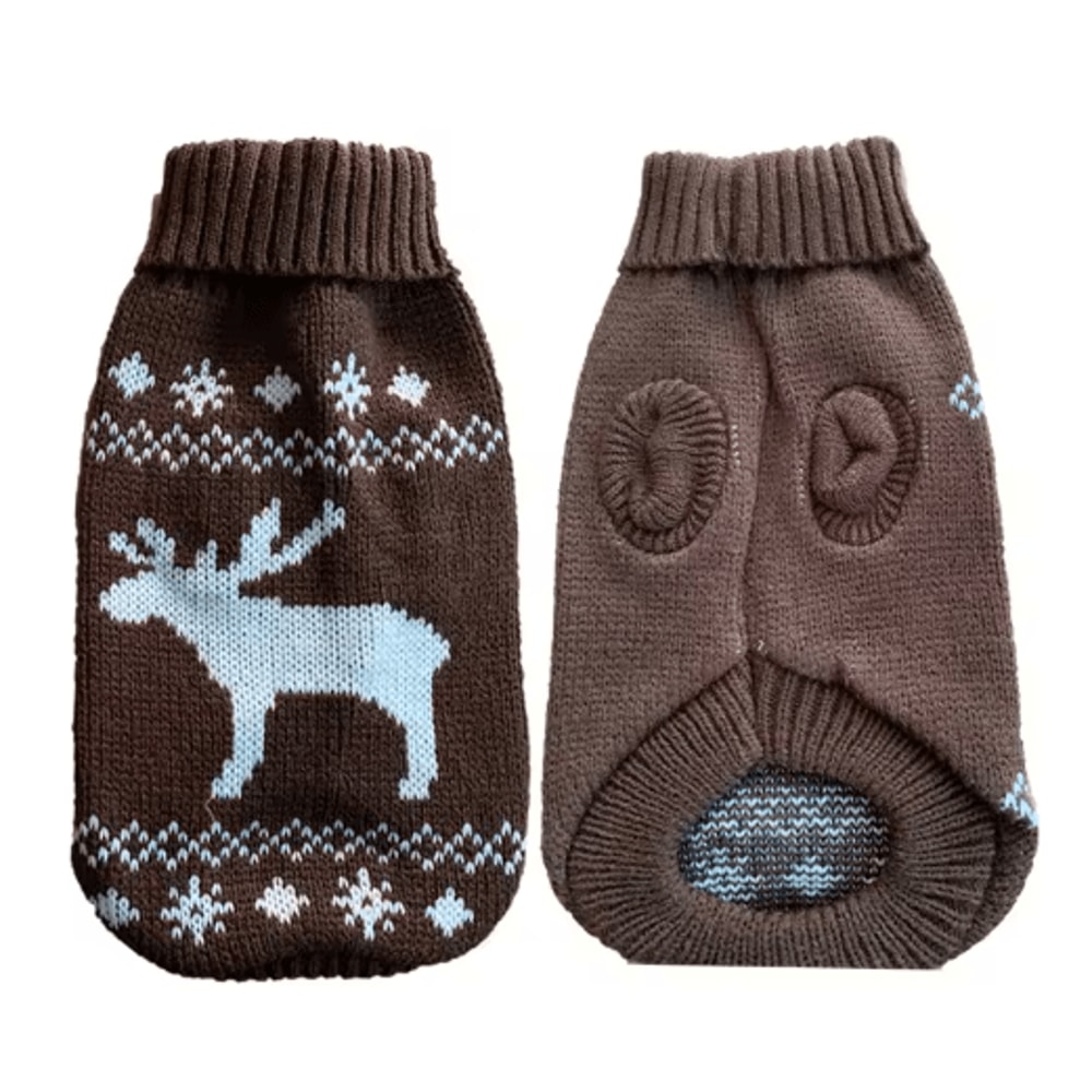 Warm Knitted Winter Dog Sweater For Small And Medium Dogs 4