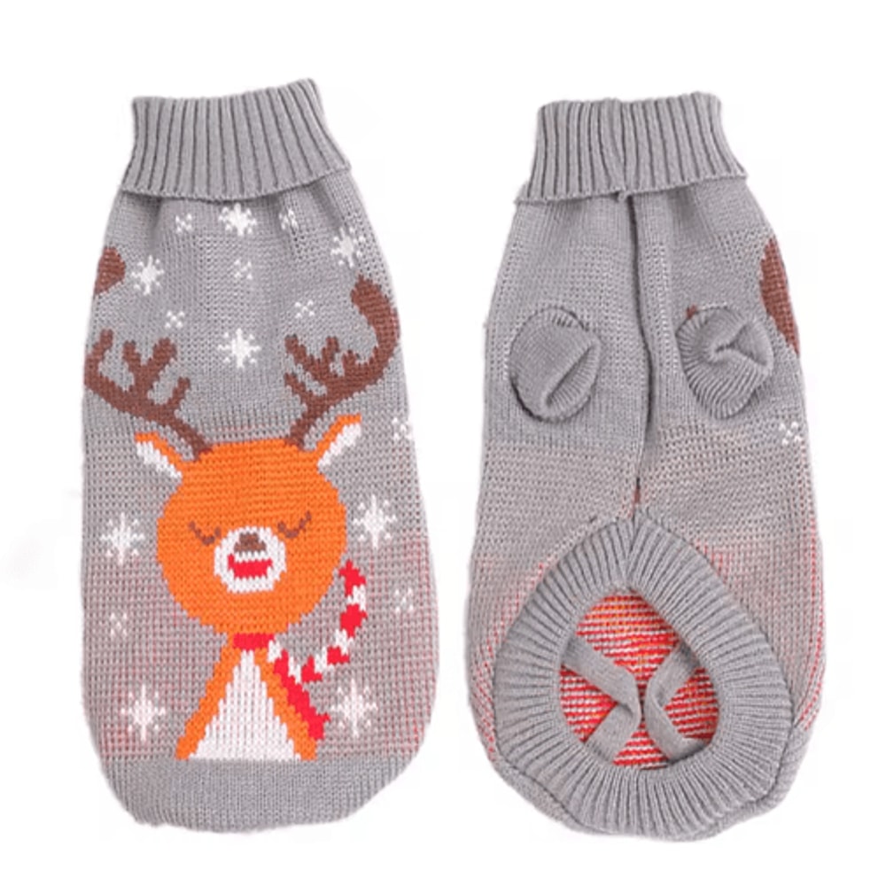 Warm Knitted Winter Dog Sweater For Small And Medium Dogs 5