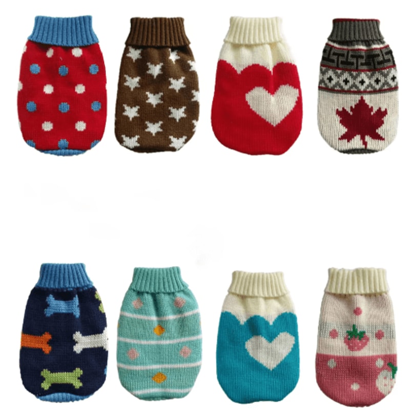 Warm Knitted Winter Dog Sweater For Small And Medium Dogs 7