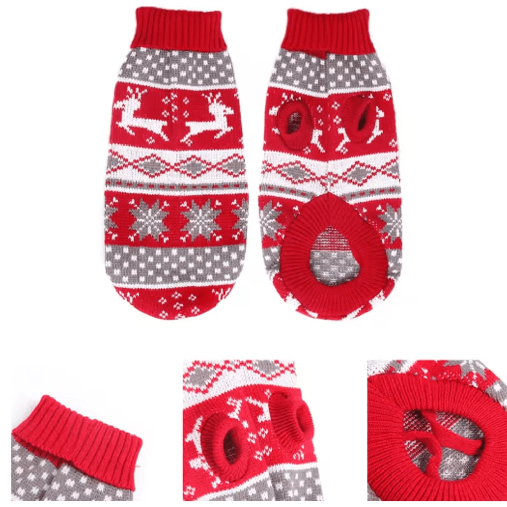 Warm Knitted Winter Dog Sweater For Small And Medium Dogs 8