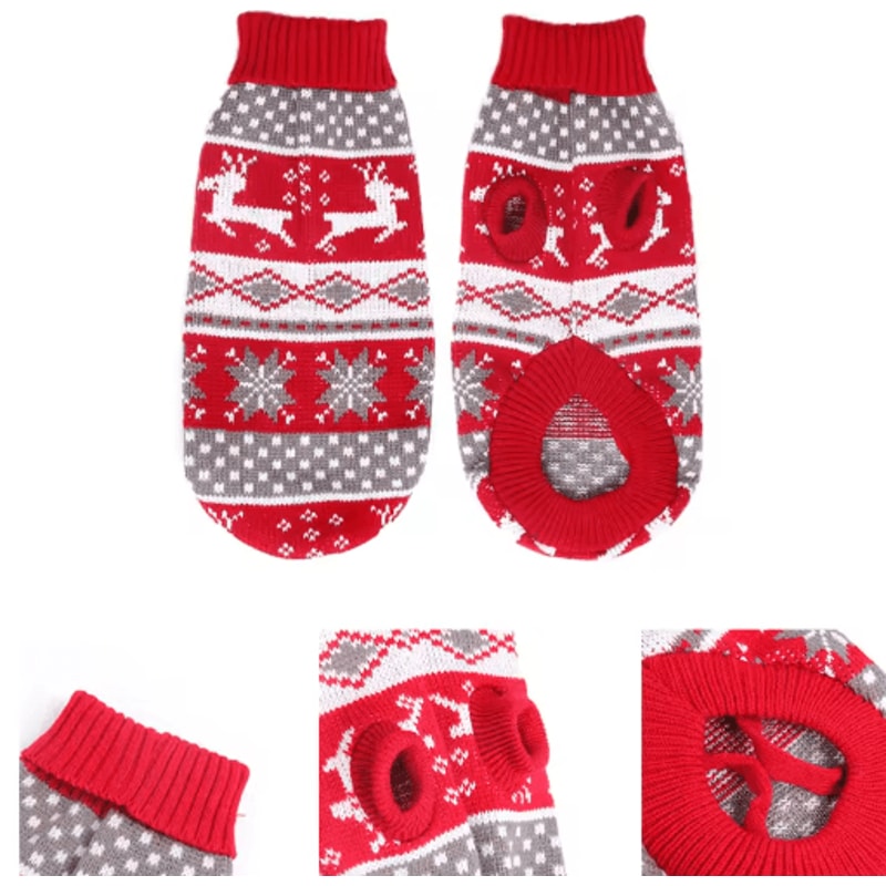 Warm Knitted Winter Dog Sweater For Small And Medium Dogs 8