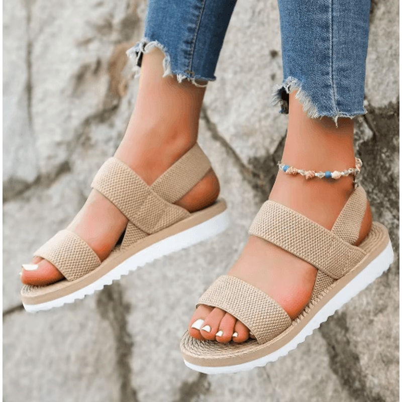 Womens Color Block Anti Slip Soft Sole Comfort Shoes 3