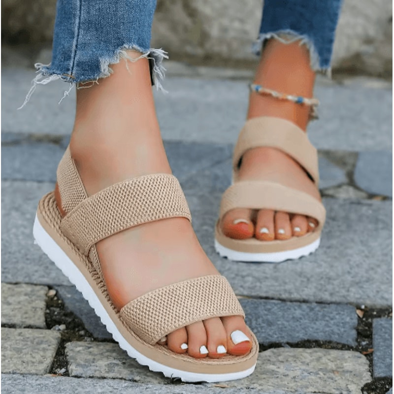 Womens Color Block Anti Slip Soft Sole Comfort Shoes 0