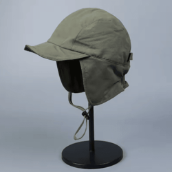 japanese retro velvet pilot hat windproof winter bomber cap