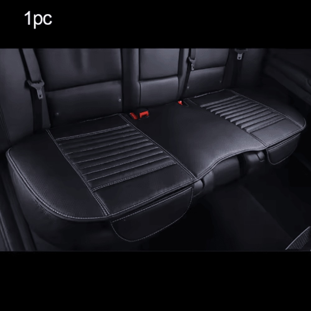 SEAMETAL PU Leather Universal Car Seat Cushion Protector 4