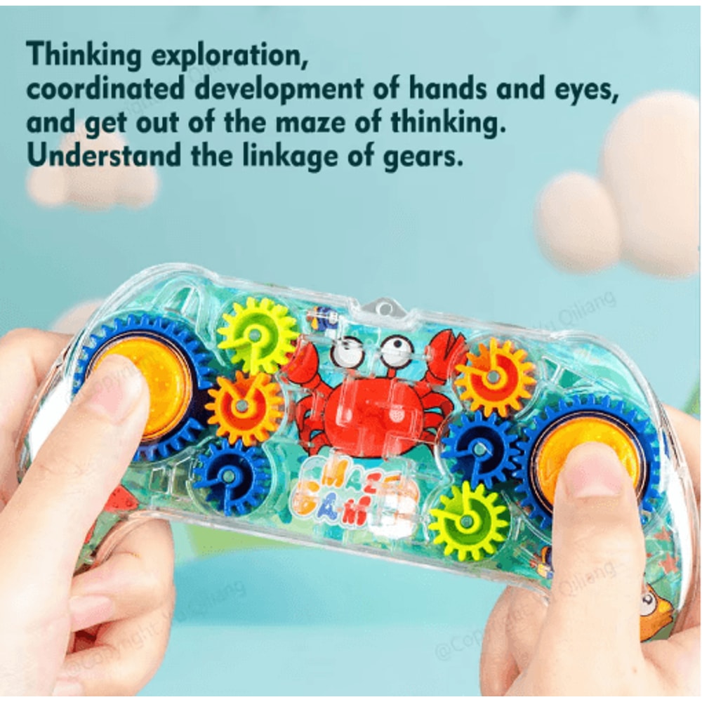 Intelligence Maze Gear Track Ball Logic Training Toy 3
