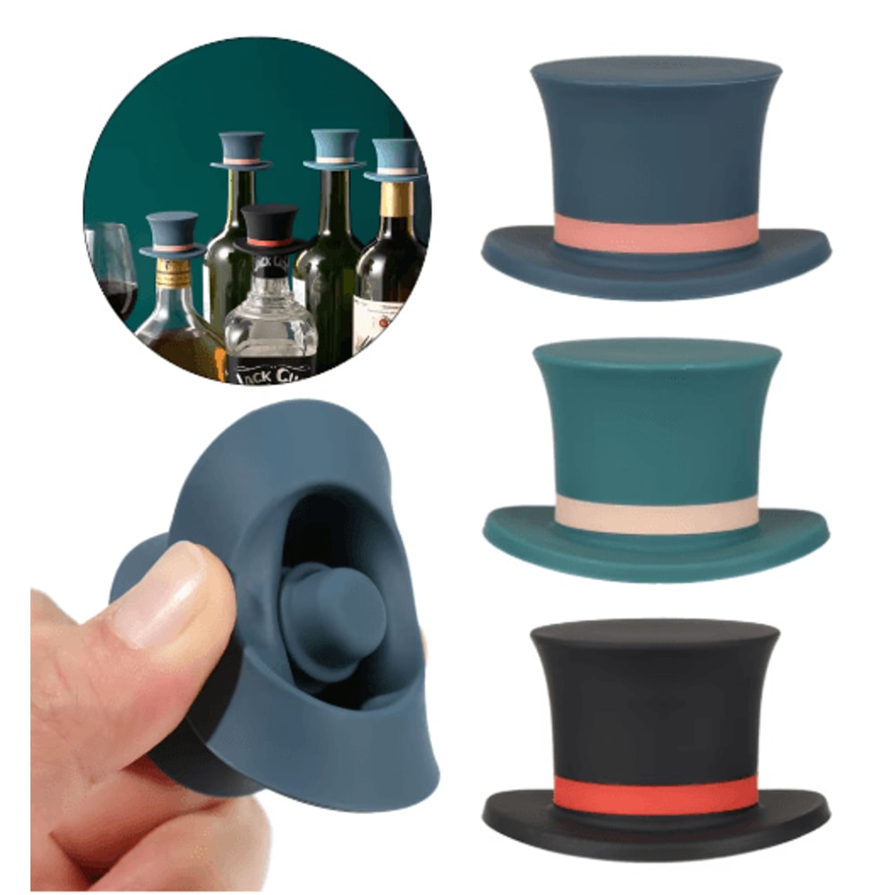 Silicone Vacuum Wine And Champagne Bottle Stopper Plug 0