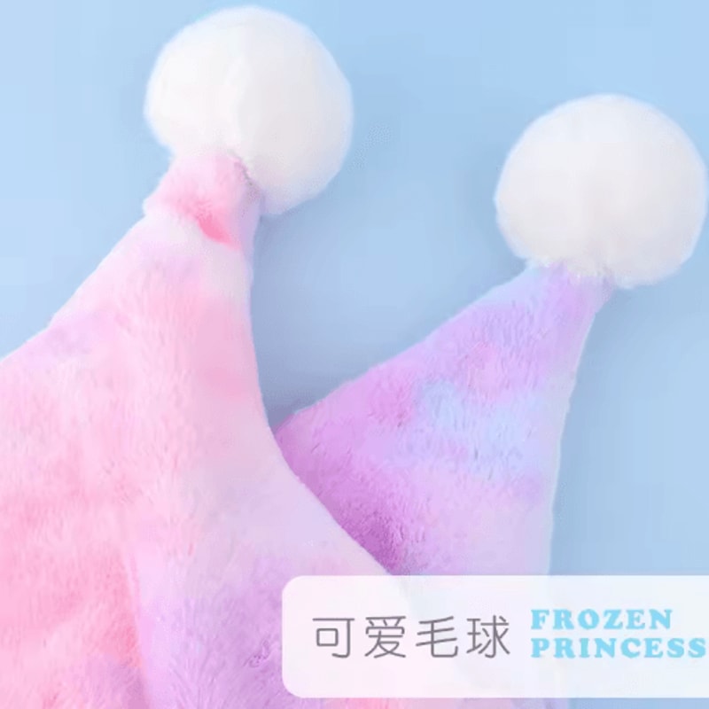 Disney Frozen Elsa And Anna Peaked Cap With Velvet Ear Protection Scarf 3