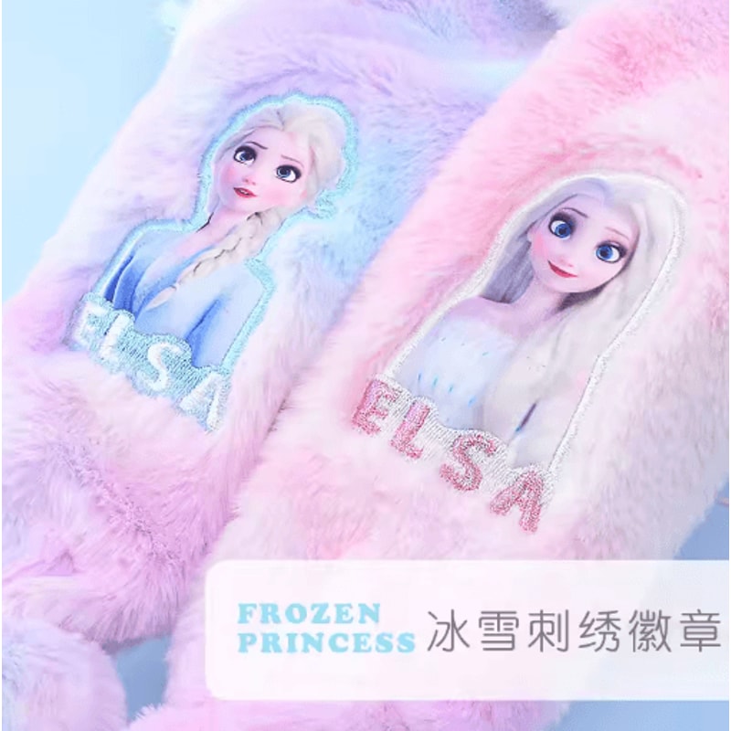 Disney Frozen Elsa And Anna Peaked Cap With Velvet Ear Protection Scarf 5