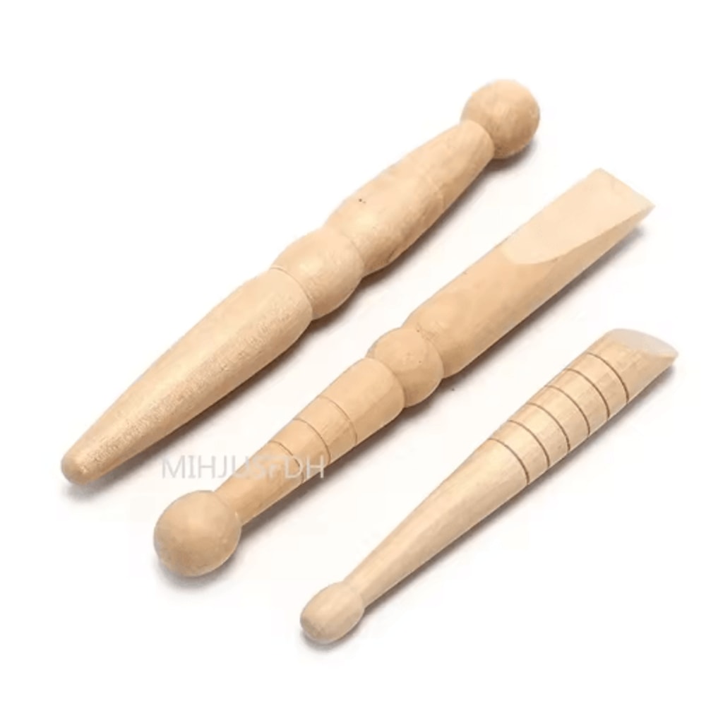 Natural Wooden Foot And Body Massage Stick For Reflexology And Muscle Relief 6