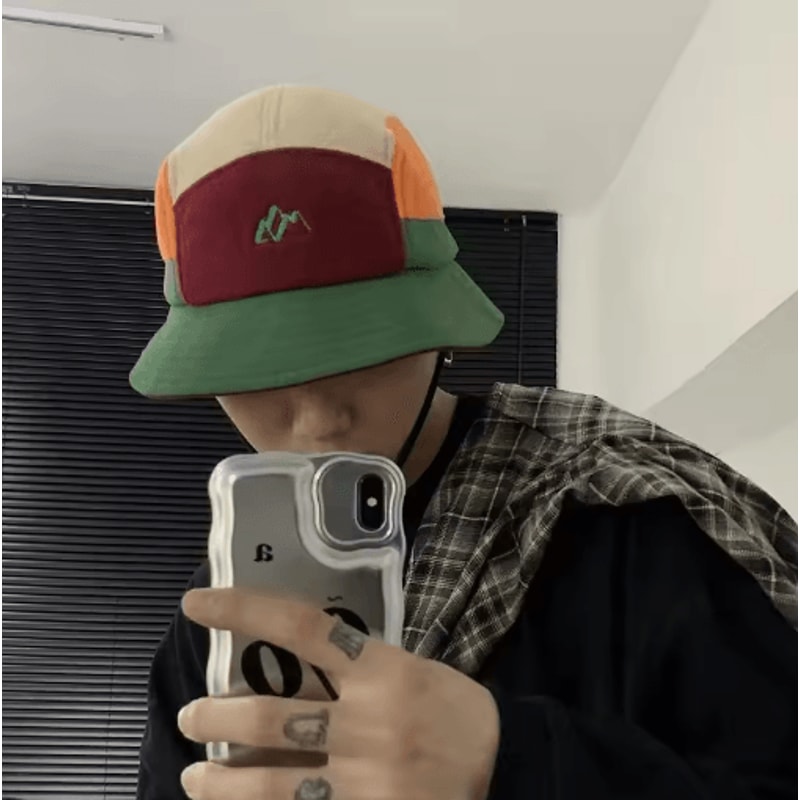 Short Brim Autumn Winter Baseball Cap With Ear Protection 9