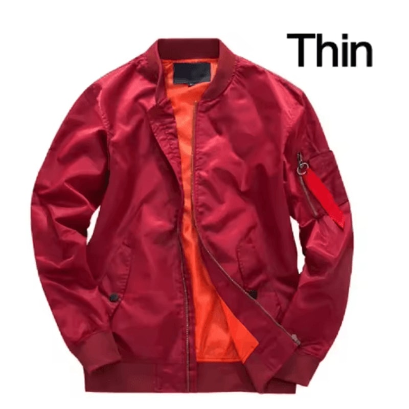 Mens Autumn Winter Windproof Baseball Jacket For Outdoor Wear 1
