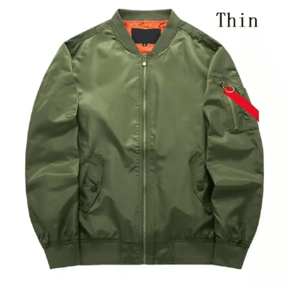 Mens Autumn Winter Windproof Baseball Jacket For Outdoor Wear 3