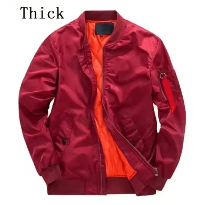 Mens Autumn Winter Windproof Baseball Jacket For Outdoor Wear 4