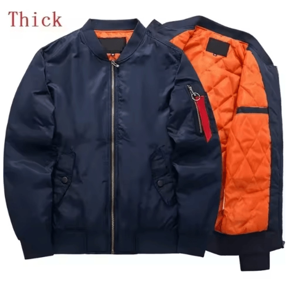 Mens Autumn Winter Windproof Baseball Jacket For Outdoor Wear 5