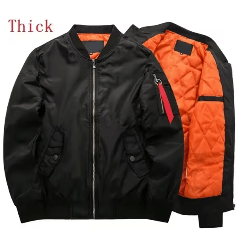 Mens Autumn Winter Windproof Baseball Jacket For Outdoor Wear 6