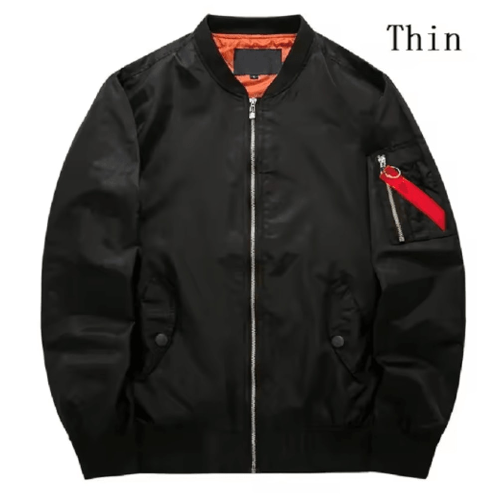 Mens Autumn Winter Windproof Baseball Jacket For Outdoor Wear 8