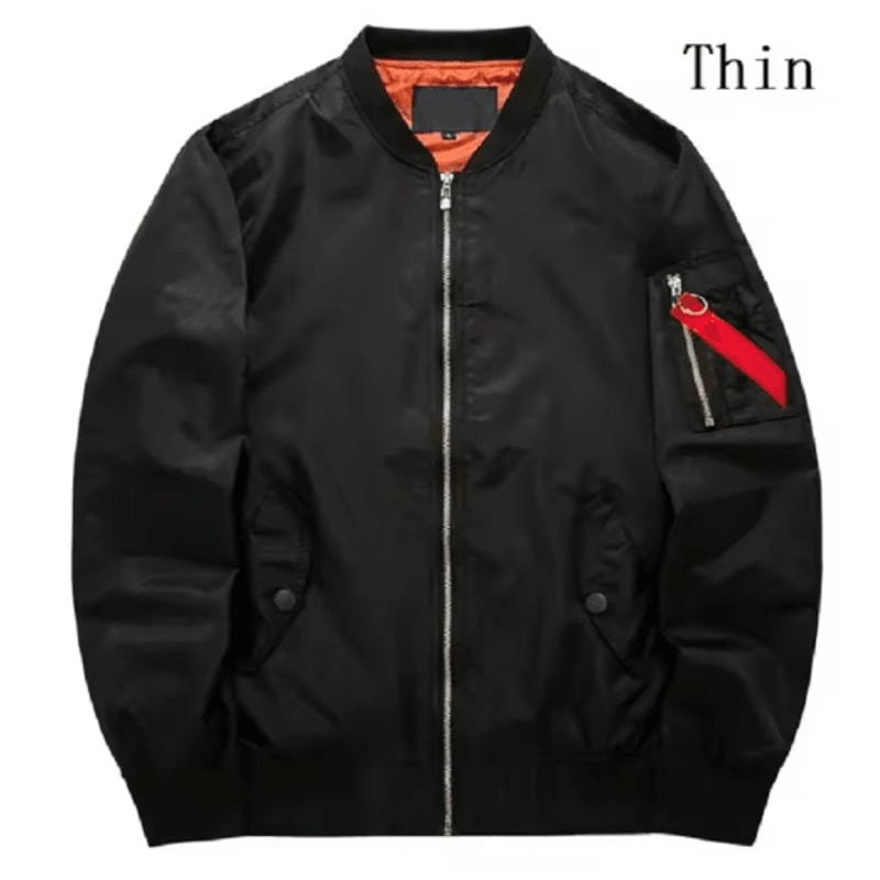 Mens Autumn Winter Windproof Baseball Jacket For Outdoor Wear 8