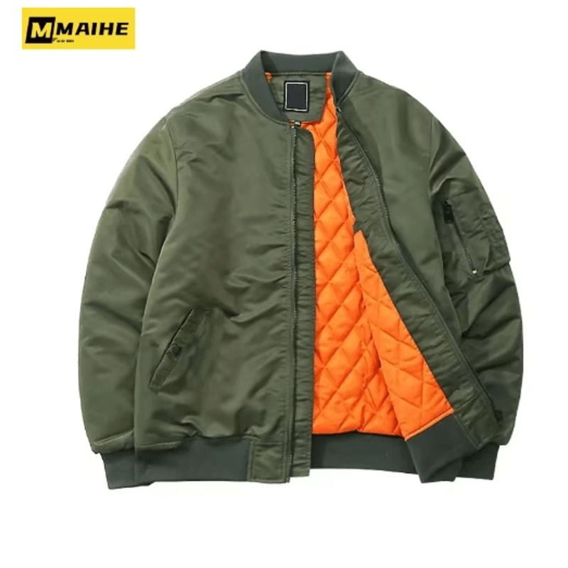 Mens Autumn Winter Windproof Baseball Jacket For Outdoor Wear 12